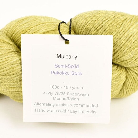 Into The Whirled Pakokku Sock Yarn SW Merino Nylon 100g 460 Yards Color Mulcahy - Picture 3 of 4